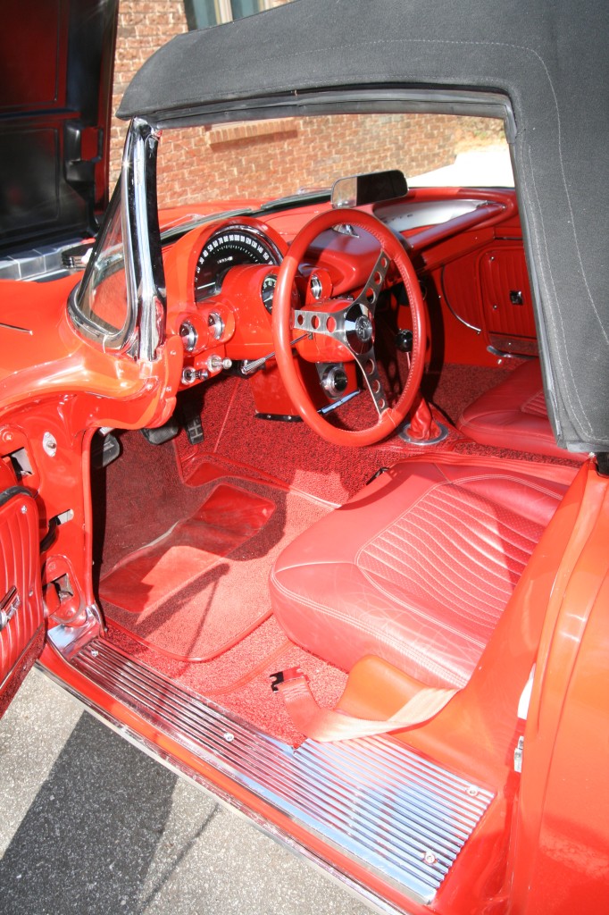 1962 Red Corvette - Interior