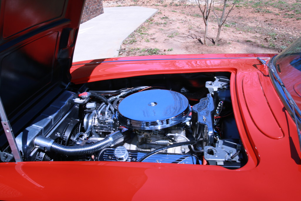 1962 Red Corvette - Engine block